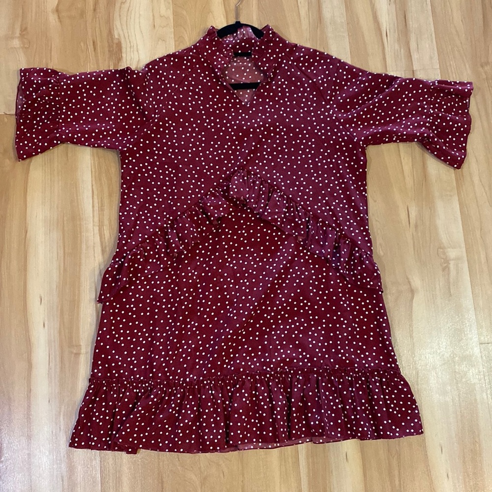 red dress